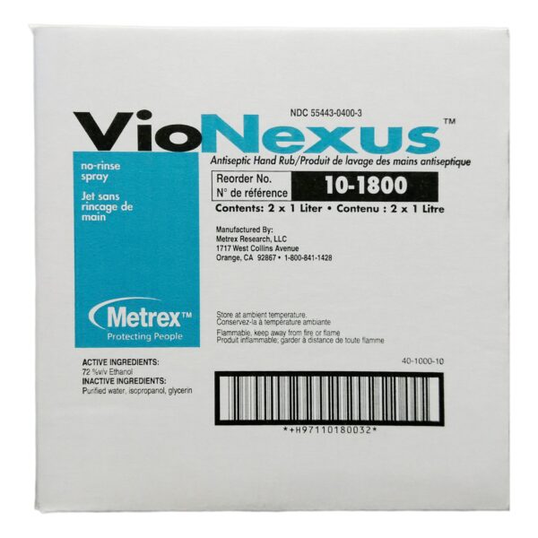 VioNexus™ Ethyl Alcohol Hand Sanitizer 1L Pump Bottle – Fast-Acting 72% Germ Kill, Moisturizing Skin Care - Image 2