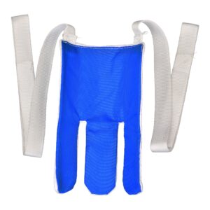 Nova Terry Cloth Sock Aid by McK - Blue and White Nylon and Terrycloth for Easy Assistance