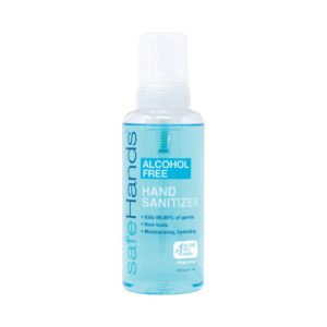 safeHands® Alcohol-Free Foaming Hand Sanitizer with Clean Linen Scent – 18 oz. Bottle (4-Pack)