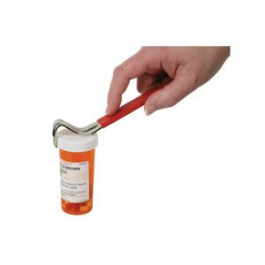 Ezy Dose Red Vial Cap Opener - Easy Grip Metal and Rubber Handle for Medical Use