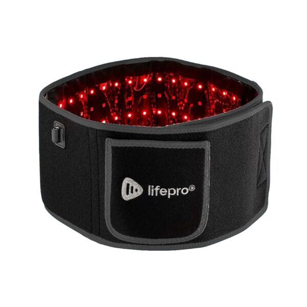 AllevaRed Pro Light Therapy Belt with Near-Infrared and Vibration – Black, 6-7/8 x 49-5/8 Inches - Image 3