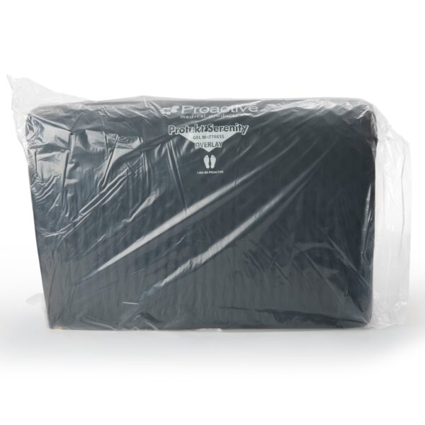 Protekt® Gel Overlay with Convoluted Foam Top and Gel Bladders - 34" x 76" x 3.5" Pressure Redistribution Mattress Overlay - Image 2