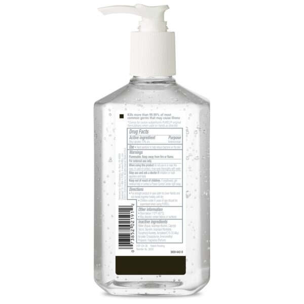 Purell Advanced Hand Sanitizer Gel 12 oz – Ethyl Alcohol 70% with Fruit Scent and Skin Conditioners - Image 2