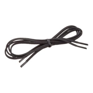 Tylastic® Heavy-Duty Elastic Shoelaces - Black, 36 Inches x 5/16 Inch, Pack of 2