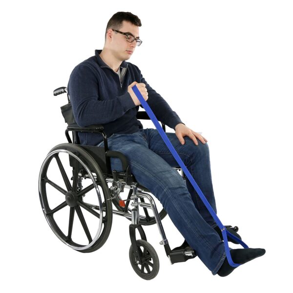 FabLife™ 32-Inch Blue Leg Lifter – Foot and Leg Transfer Aid for Wheelchair and Bed Assistance - Image 3