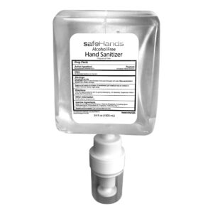 safeHands® Alcohol-Free Hand Sanitizer Refill Bottle 1000 mL – Unscented Foam Dispenser Refill