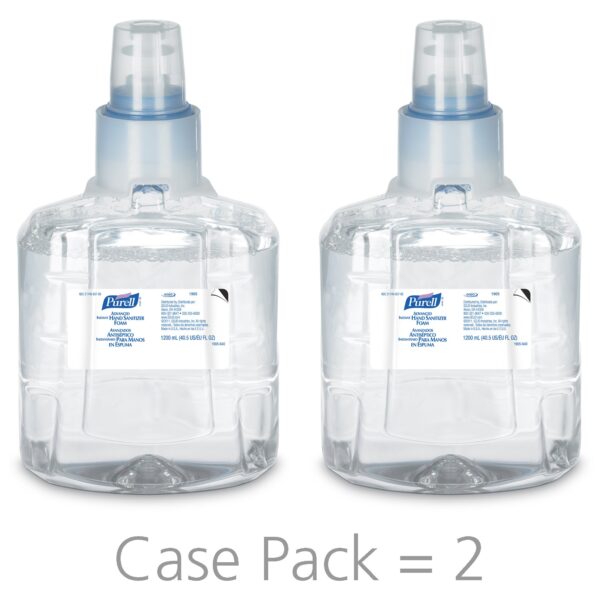 Purell® Advanced Hand Sanitizer Foam Refill - 1,200 mL, 70% Ethyl Alcohol, Fruit Scent, Dispenser Compatible - Image 3