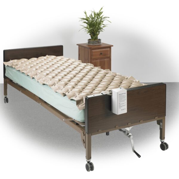 Med-Aire drive™ Vinyl Bed Pad 78 x 34 Inches Pressure Redistribution Mattress Overlay in Beige - Image 3