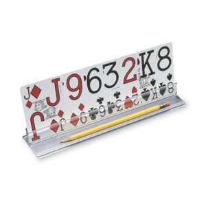 McK Maddak 972713 Playing Card Holder, Clear, 15-Inch (4 Pack)
