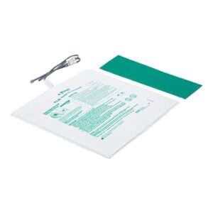 Posey® 8309EL Chair Sensor Pad with Cord – Single Patient Use, 13 x 13 Inches, Vinyl, White/Green