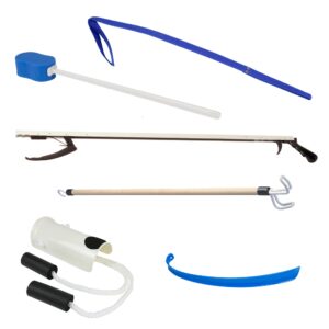 FabLife™ Hip and Knee Self-Help Equipment Kit - 6 Piece Assistive Device Set