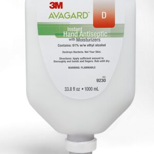 3M™ Avagard™ D Hand Sanitizer Dispenser Refill Bottle - 33.8 oz, Alcohol Scent, 61% Ethyl Alcohol, Gel Formula