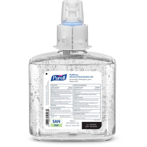 Purell® Healthcare Advanced Hand Sanitizer Gel Refill 1200 mL - 2 Pack - Image 2