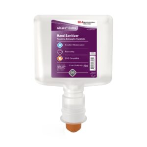 Alcare® Extra Foaming Hand Sanitizer Refill - 1 Liter, Unscented, Ethyl Alcohol Based, 6 Pack