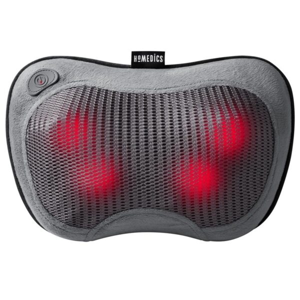Homedics Shiatsu Massage Pillow with Heat – Cordless Body Massager for Relaxation and Pain Relief - Image 3