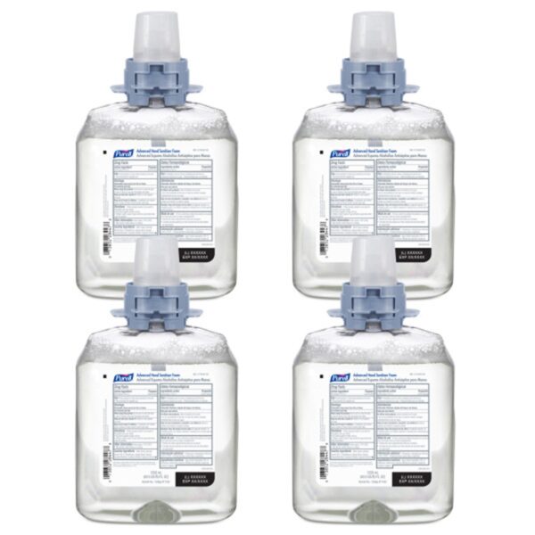 Purell Advanced 5192-04 Hand Sanitizer Foam Refill – 1,200 mL Dispenser Bottle, Alcohol Scent, 70% Ethyl Alcohol - Image 2
