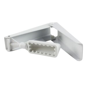 Homecraft 081305622 Foldable 10-Inch Metal and Plastic Toilet Aid for Improved Toileting Support