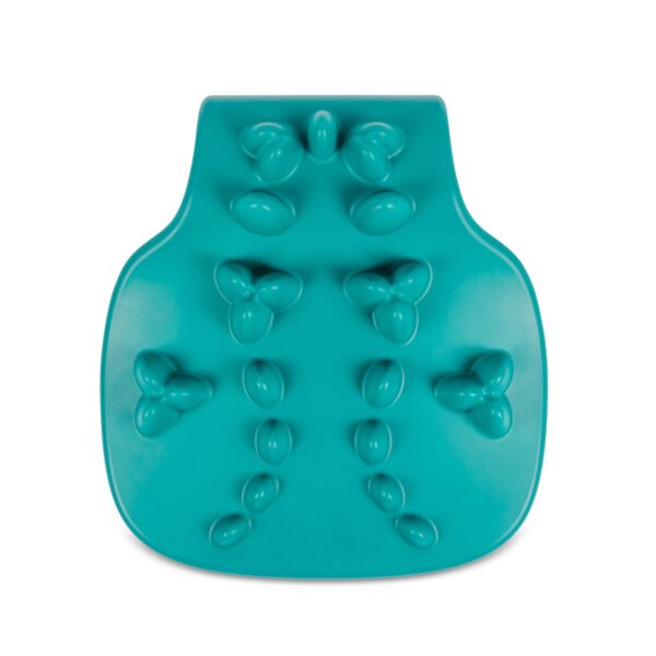 Kanjo Acupressure Upper Back Pain Relief Cushion - Teal Foam Therapeutic Cushion for Stress, Neck, Shoulder, and Chest Relaxation - Image 2