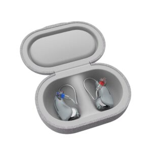 Lexie B1 Powered by Bose OTC Hearing Aid - Light Gray, One Size Fits Most