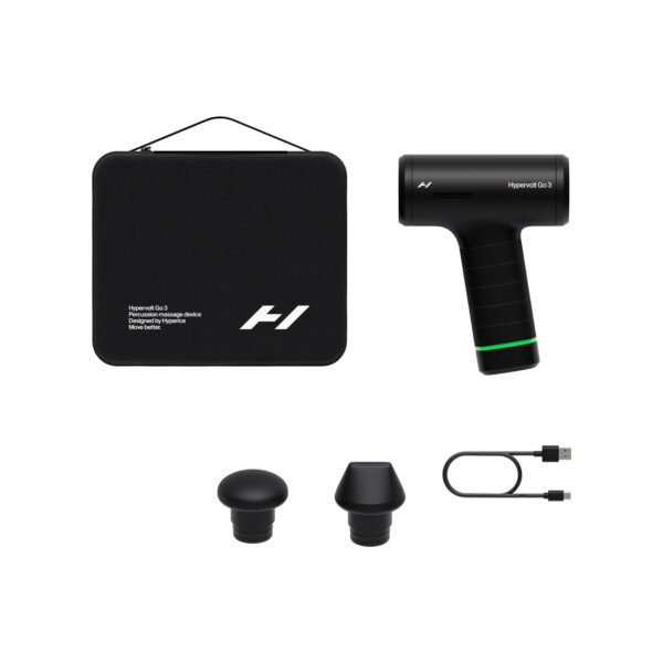 Hyperice Hypervolt Go 3 Hand-Held Percussion Massager - Black - Image 4