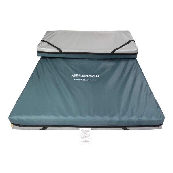 McKesson Mattress Gel Foam Overlay Blue 76 x 34 x 3.5 inches Part No. 146-14893 - Image 5