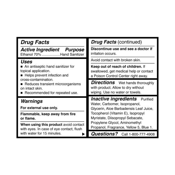 McKesson Premium Hand Sanitizer with Aloe 2 oz Gel – 48 Count - Image 2
