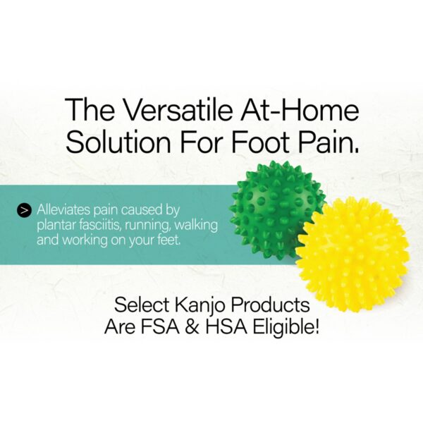 Kanjo Acupressure Foot Pain Relief Ball Set – Gentle and Intense PVC Massage Balls for Foot Therapy - Image 9