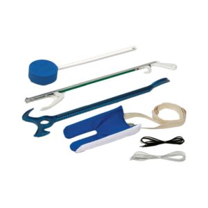 Maddak Deluxe Hip Recovery Kit with Dressing Aids and Elastic Shoe Laces