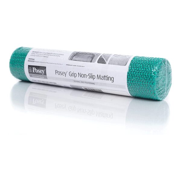 Posey® Grip Non-Slip Matting Roll, 12 x 120 Inches - Green for Seating and Positioning - Image 2