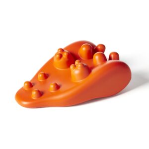 Kanjo Acupressure Neck Pain Relief Cushion - Orange Therapeutic Cushion for Neck and Shoulder Comfort
