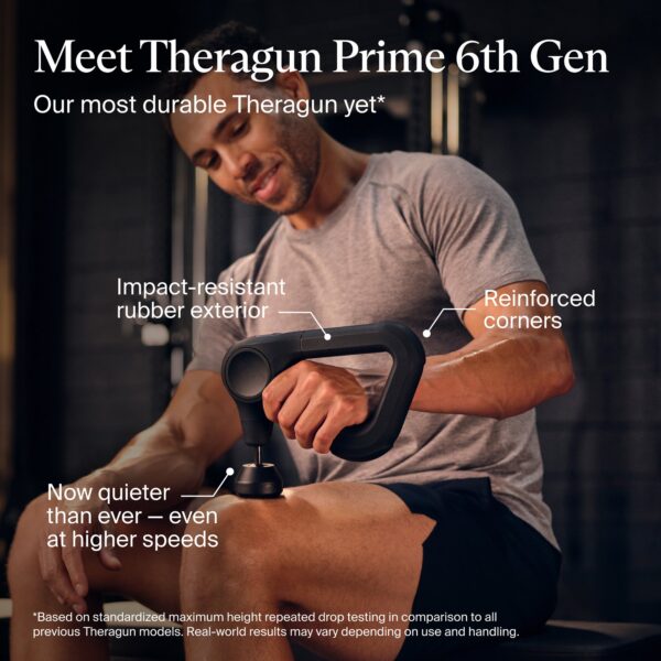 Theragun Prime G6 Hand-Held Percussion Massager by Theragun - Black - Image 5