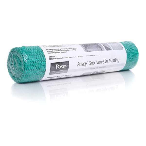 Posey® Grip Non-Slip Matting Roll, 12 x 120 Inches - Green for Seating and Positioning - Image 3