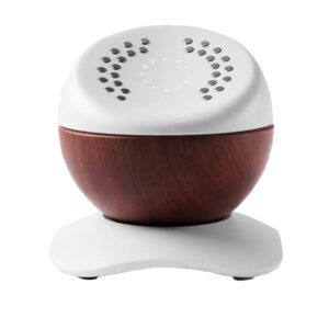 Hyperice Core Premium Meditation Device with Heart Rate Biosensors and Guided Breathing – White / Brown