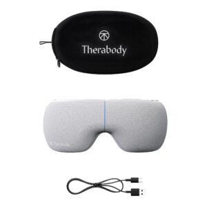 SmartGoggles Therapeutic Eye Mask with Vibration, Heat & Bluetooth - White
