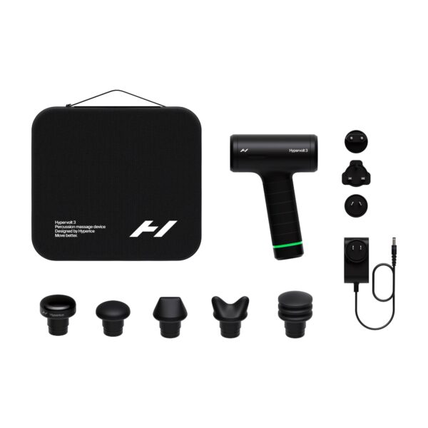 Hyperice Hypervolt 3 Hand-Held Percussion Massage Device - Black - Image 4
