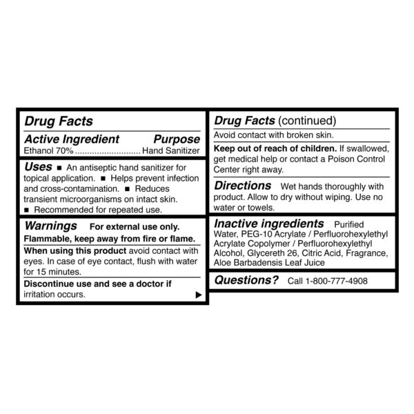 McKesson Foaming Hand Sanitizer with Aloe – 8.5 oz Pump Bottle, Kills 99% of Germs, Spring Water Scent - Image 2