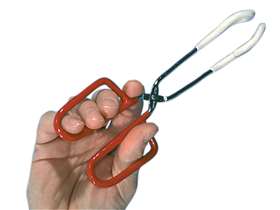 AliMed® Short Toilet Paper Tongs – 10.5 Inch Stainless Steel Self-Help Aid