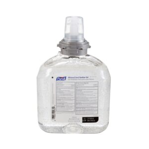 Purell Advanced Hand Sanitizer Gel Refill 1200 mL – Ethyl Alcohol 70% with Fruit Scent, Pack of 4