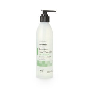 McKesson Premium Hand Sanitizer with Aloe, 8 oz. Gel Pump Bottle (24/CS)
