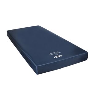 Quick 'N' Easy Comfort Drive Mattress – Pressure Redistribution Bed Mattress with Nylon Cover, 36 x 80 Inches, Blue