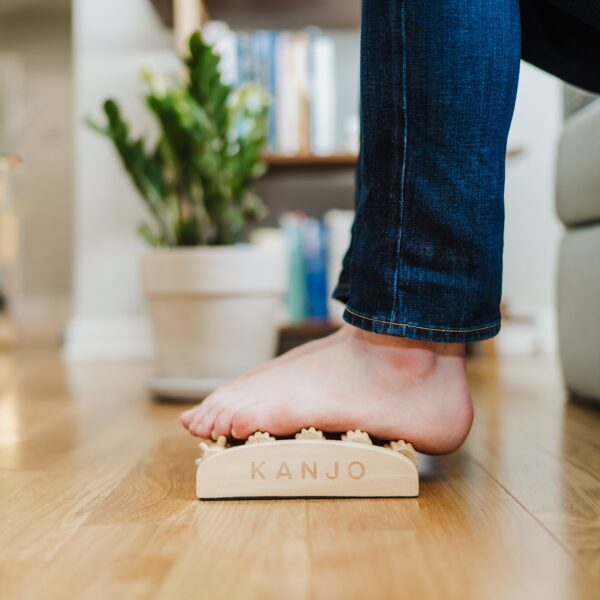 Kanjo Acupressure Foot Pain Relief Multi-Roller - Wooden Massage Tool for Heel and Arch Tension - Image 6