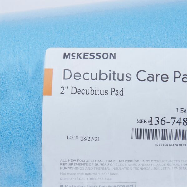 McKesson Convoluted Foam Mattress Overlay 33 x 72 x 2 inches for Pressure Relief - Image 3