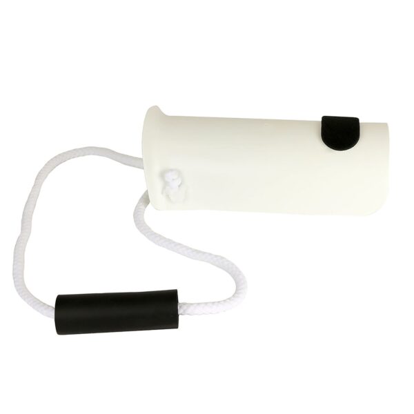 FabLife™ Deluxe Sock and Stocking Aid with Continuous Loop Handle - White and Black - Image 2