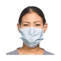 FluidShield Halyard Level 2 Procedure Mask - Earloops, Blue, 50 Masks per Box