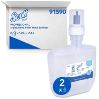 Scott® Pro Moisturizing Foam Hand Sanitizer Refill – 1200 mL with Cucumber Scent