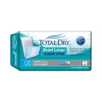 TotalDry™ Moderate Absorbency Bladder Control Pad 4 x 13 Inch - Medium, Unisex, Disposable Incontinence Liner