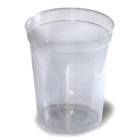 OakRidge Urine Specimen Container with Pour Spout - 6.5 oz, Pack of 25