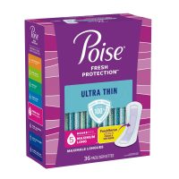 Poise® Fresh Protection Ultra Thin Long Length Incontinence Pad - Heavy Absorbency for Women