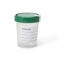 McKesson 870203 CS Translucent 4 oz Sterile Polypropylene Specimen Container with Screw Cap