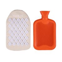 Kanjo Acupressure Pillow with Hot and Cold Water Bottle for Muscle and Pain Relief
